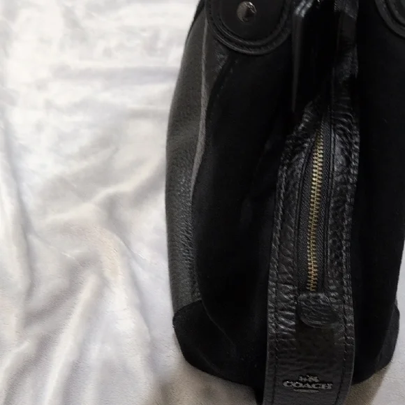 Coach Black Leather Hobo Bag - Picture 5 of 12